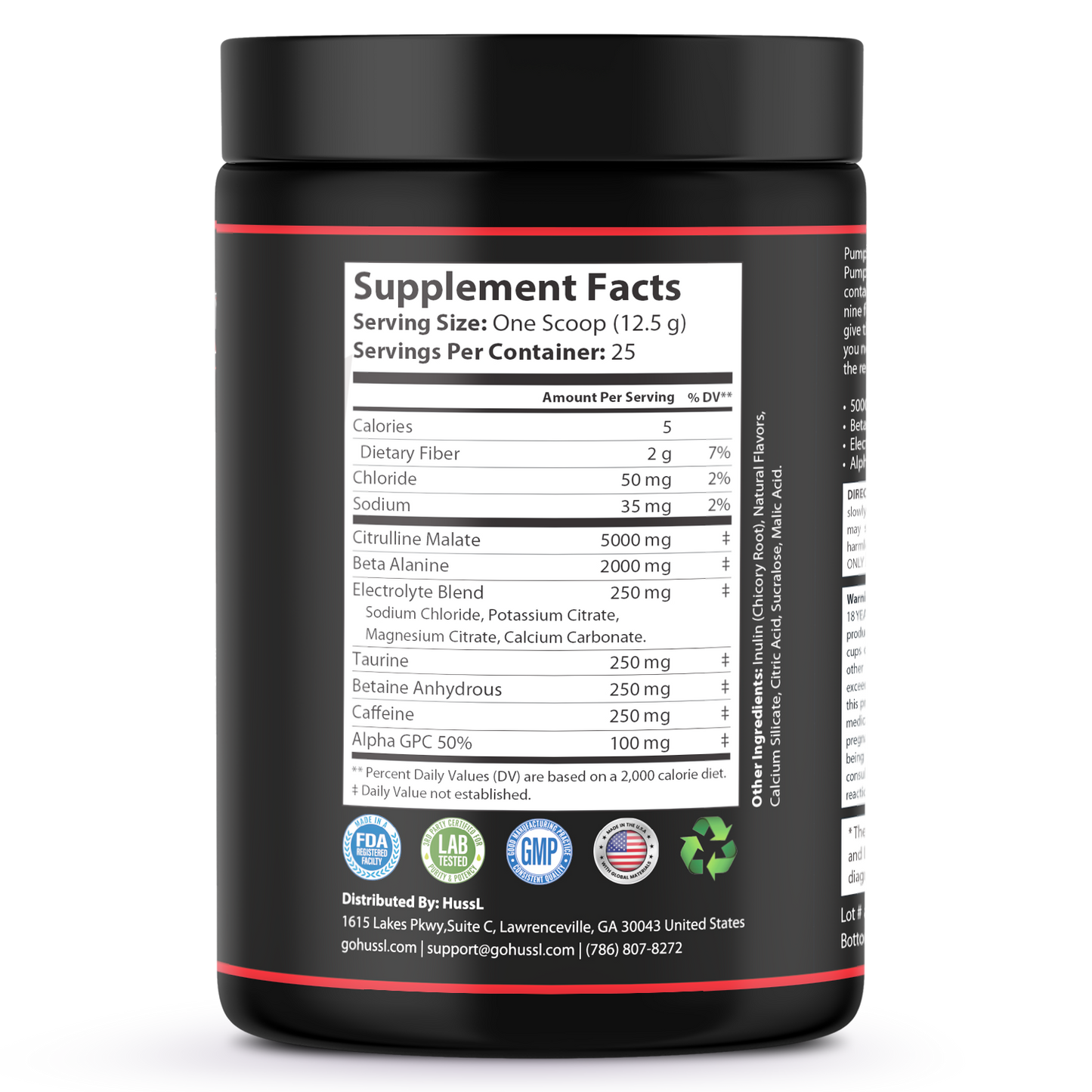 Pump Pre-Workout Citrus Blast
