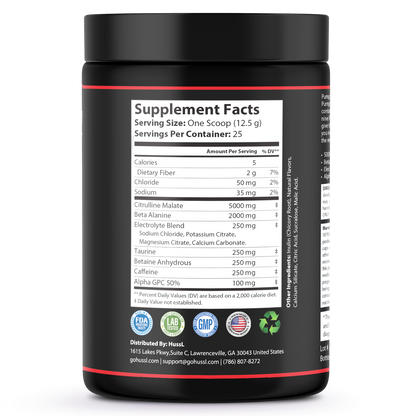 Pump Pre-Workout Citrus Blast