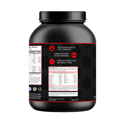 Lean Bulk Up! Mass Gainer 5lb Chocolate Milkshake w/Low Sugar