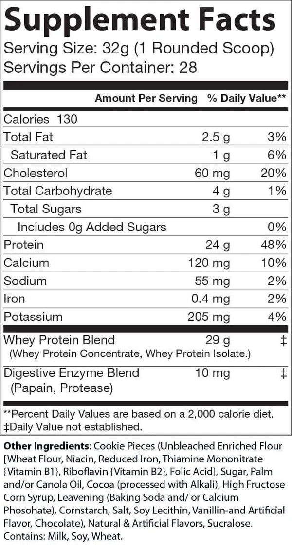 Lean Whey Muscle Builder 2lb Cookies & Cream